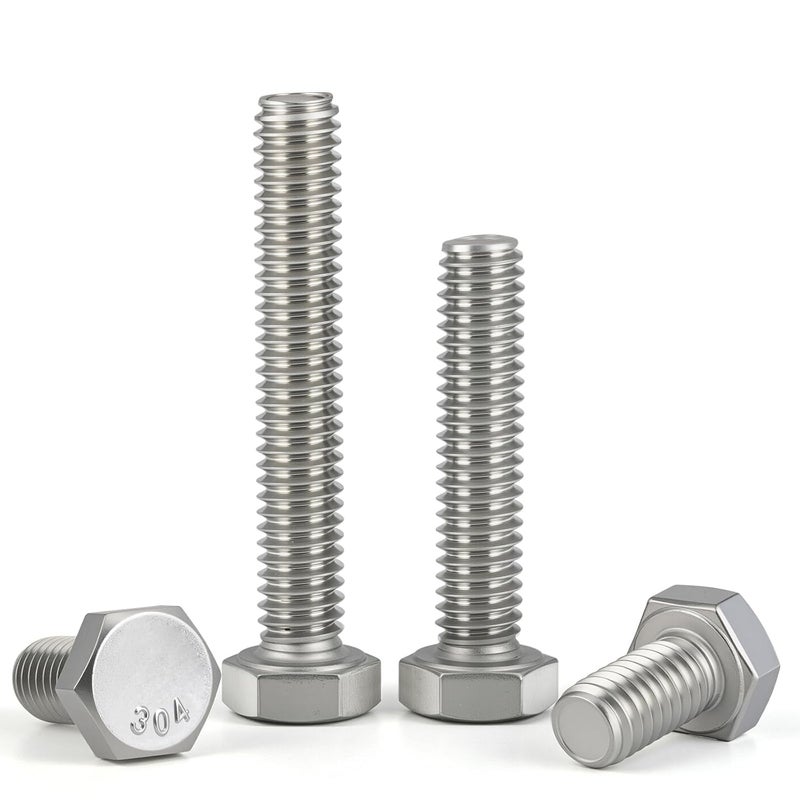 Krysay 40Pcs 5/16-18 x 1/2" Hex Head Screw Bolt,304 Stainless Steel 18-8,External Hex Drive,Fully Threaded. - Image 2